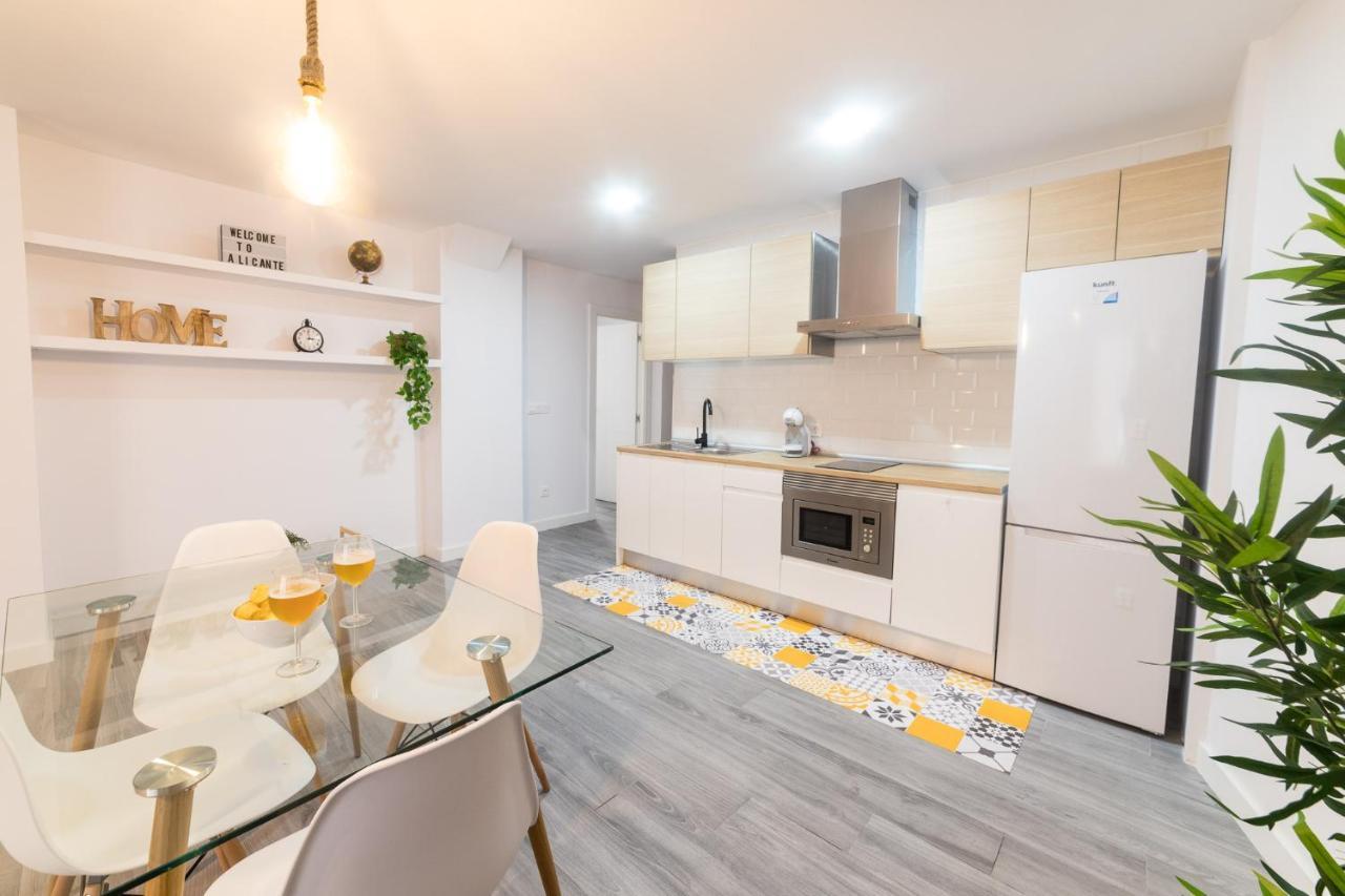 Moonkey - Apartamento Mediterraneo Con Jacuzzi Y Luz Natural Alicante Luaran gambar